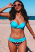 Sexy Padded Gather Push-Up Bikini Set
